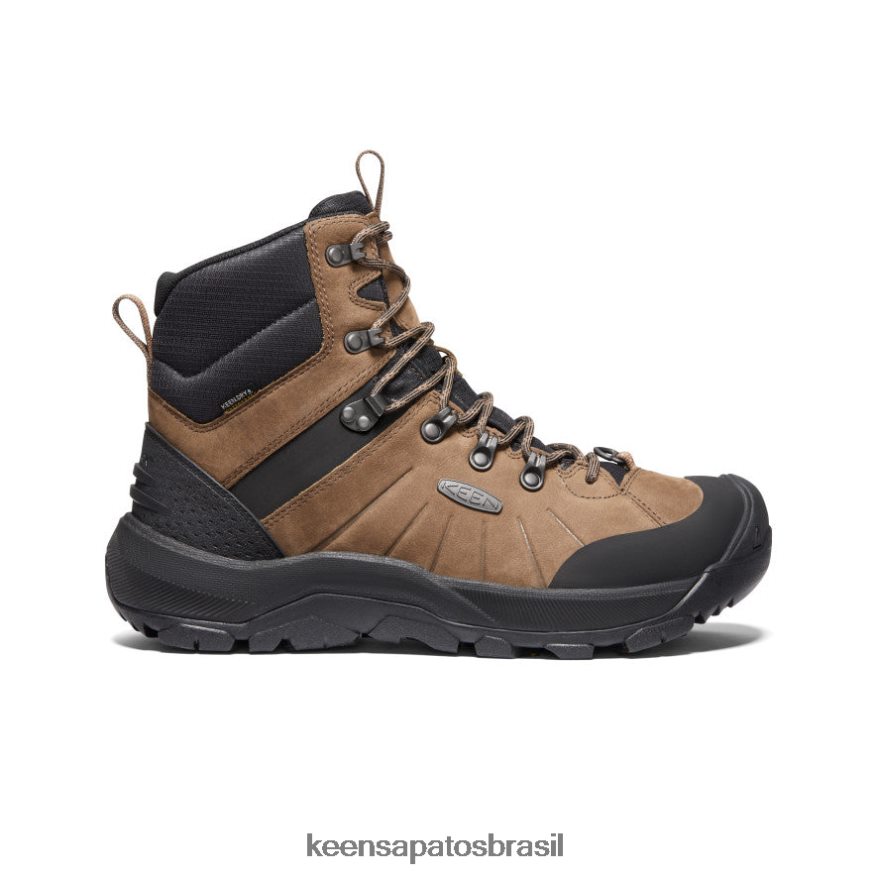 KEEN calçados J8VDXX378 café terra escura/caramelo bota polar revel iv homens
