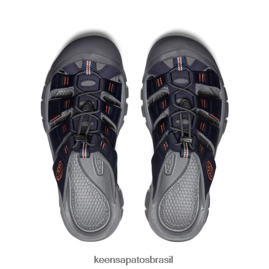 KEEN calçados J8VDXX30 capitão do céu/bombaim marrom slide de Nova Iorque homens