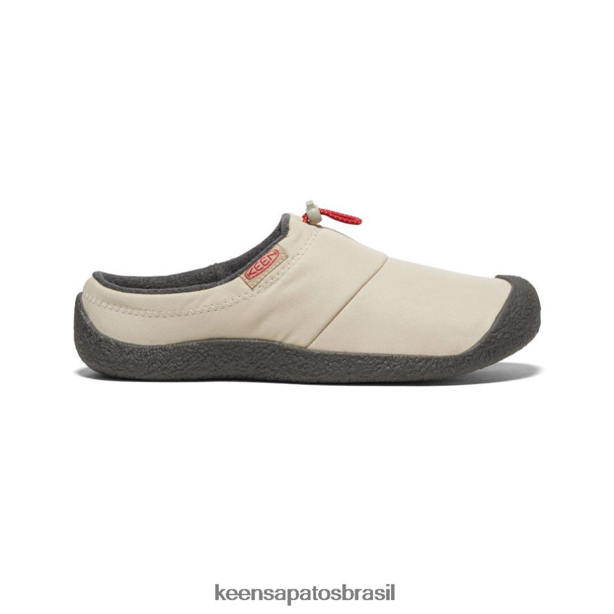 KEEN calçados J8VDXX100 praça taupe/tapete vermelho Howser III slide homens