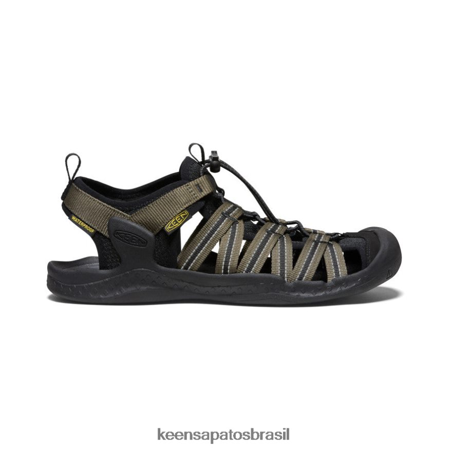KEEN calçados J8VDXX109 azeitona escura/preta sandália drift creek h2 homens
