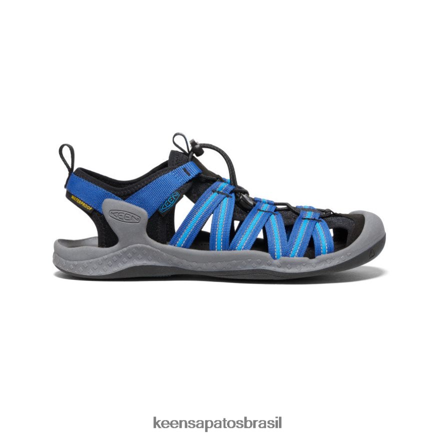 KEEN calçados J8VDXX112 cinza aço/azul brilhante sandália drift creek h2 homens