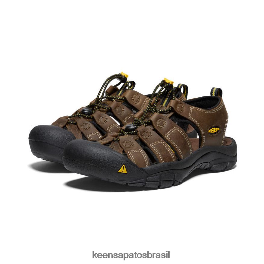 KEEN calçados J8VDXX132 búfalo couro de newport homens