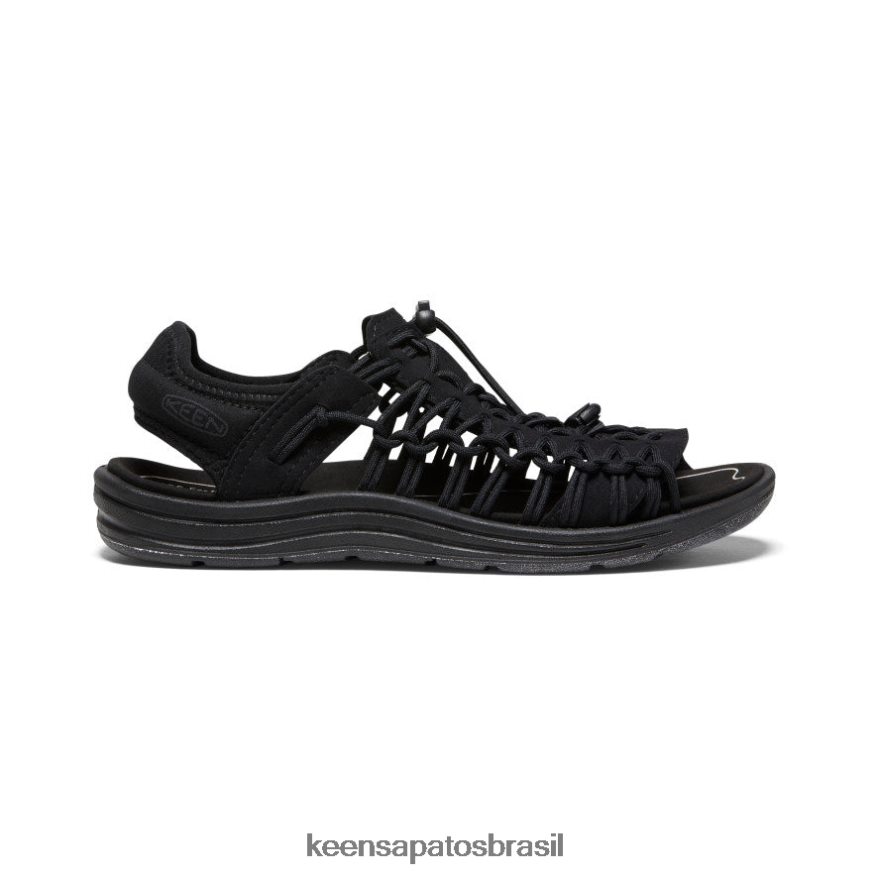KEEN calçados J8VDXX18 preto uneek ii dedo aberto homens