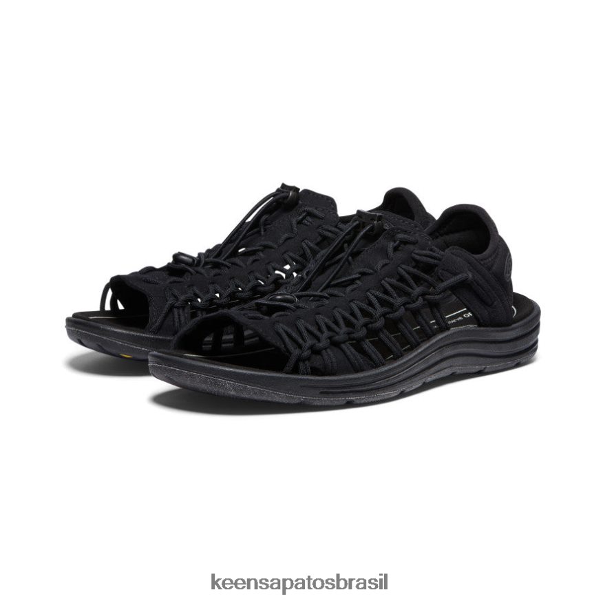 KEEN calçados J8VDXX18 preto uneek ii dedo aberto homens