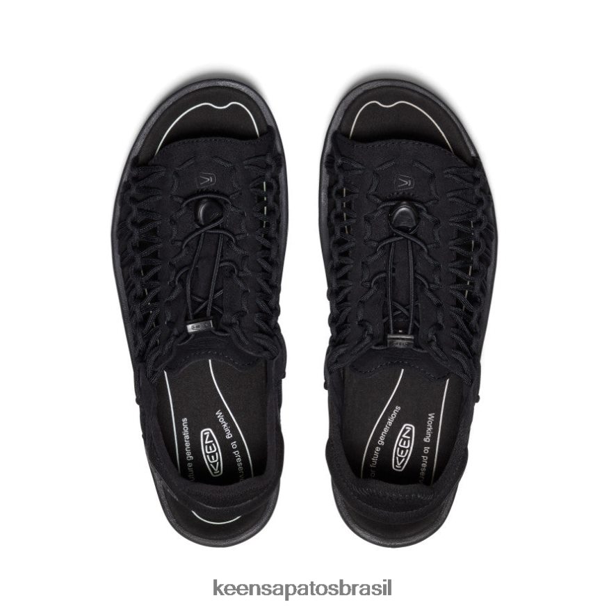 KEEN calçados J8VDXX18 preto uneek ii dedo aberto homens