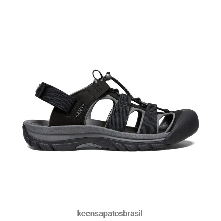 KEEN calçados J8VDXX219 preto/cinza aço sandalia rapids h2 homens
