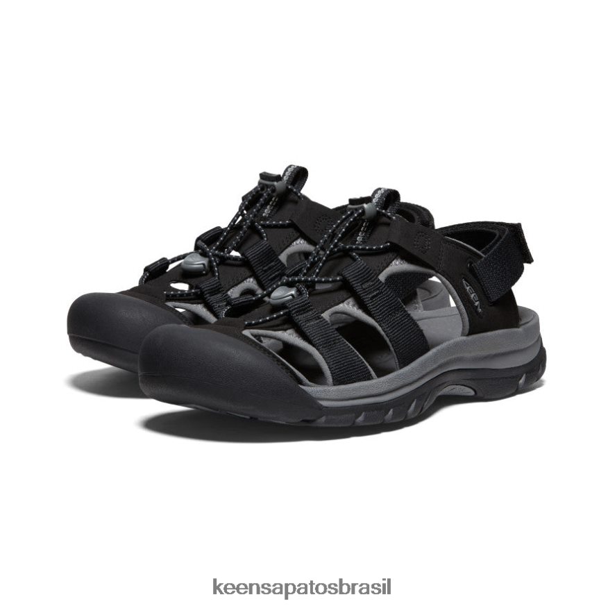 KEEN calçados J8VDXX219 preto/cinza aço sandalia rapids h2 homens