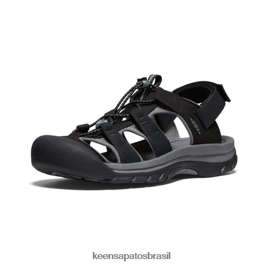 KEEN calçados J8VDXX219 preto/cinza aço sandalia rapids h2 homens