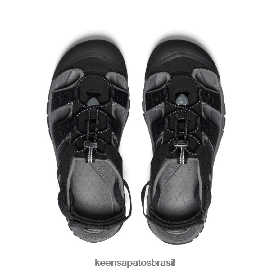 KEEN calçados J8VDXX219 preto/cinza aço sandalia rapids h2 homens