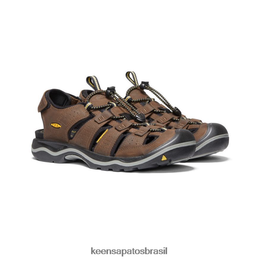 KEEN calçados J8VDXX296 bisonte/preto rialto homens