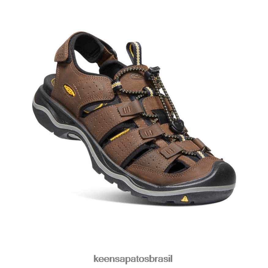 KEEN calçados J8VDXX296 bisonte/preto rialto homens