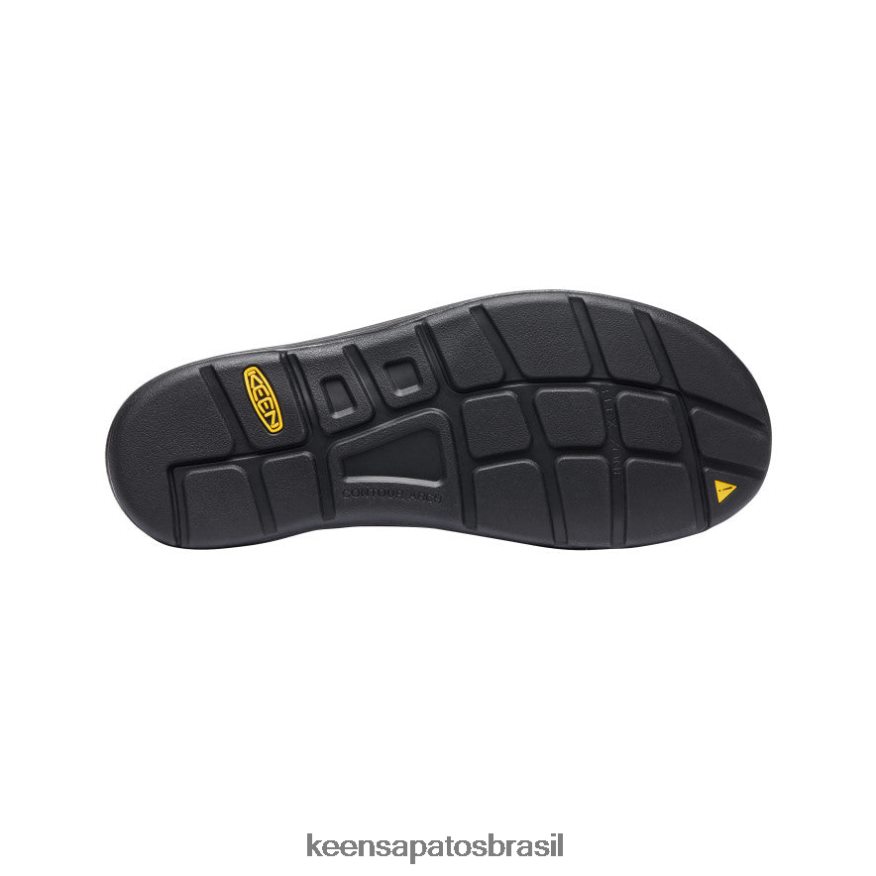 KEEN calçados J8VDXX384 preto couro premium uneek homens