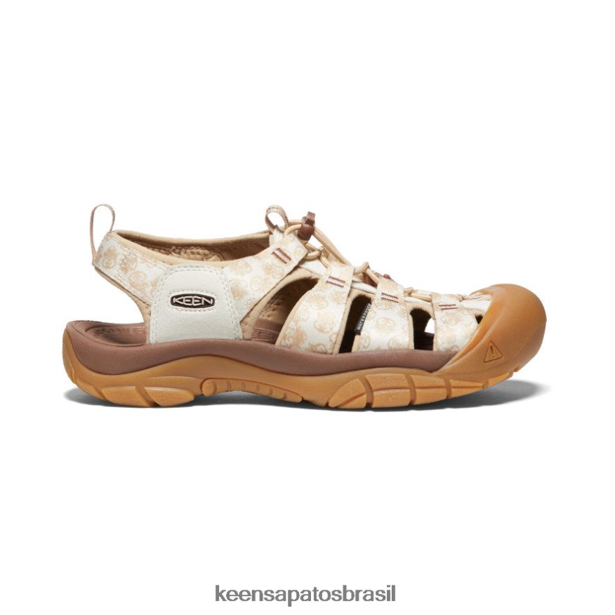 KEEN calçados J8VDXX83 urso esfumaçado/smores newport retro x urso esfumaçado homens