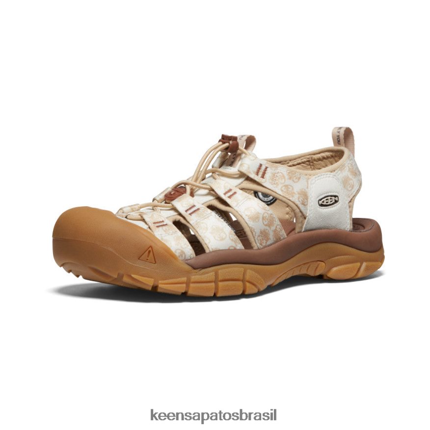 KEEN calçados J8VDXX83 urso esfumaçado/smores newport retro x urso esfumaçado homens