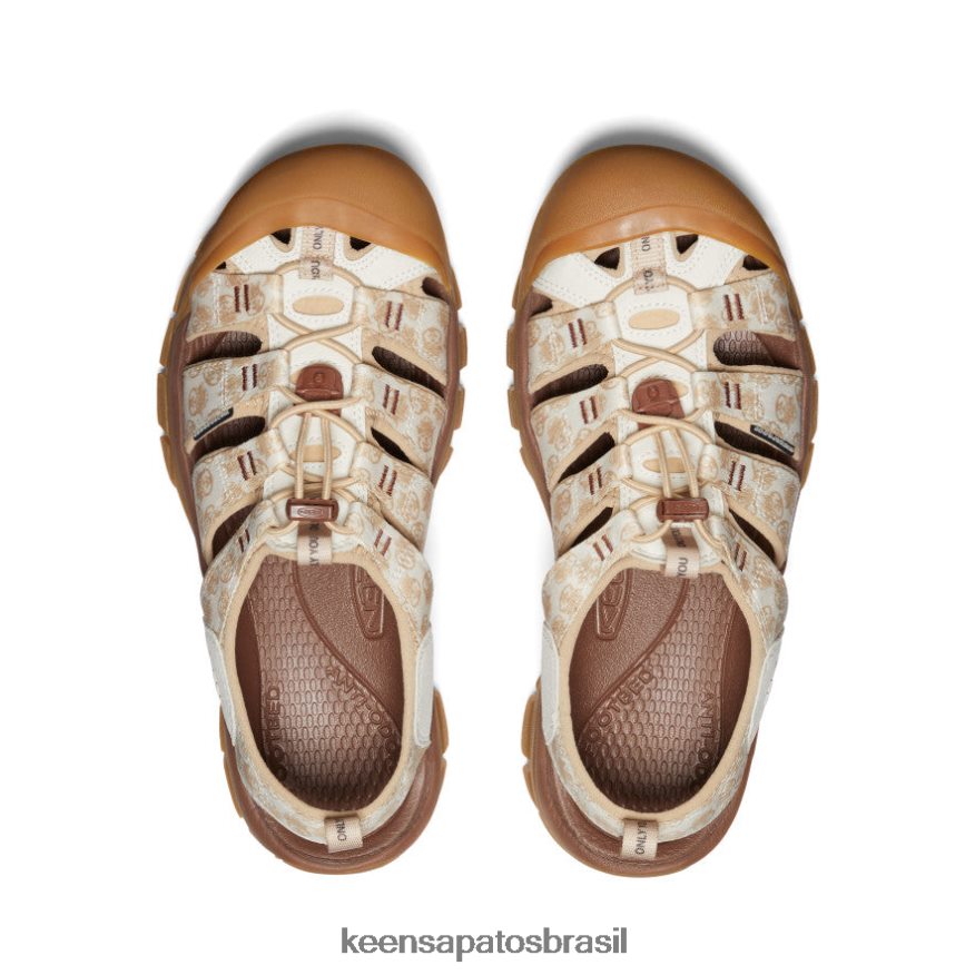 KEEN calçados J8VDXX83 urso esfumaçado/smores newport retro x urso esfumaçado homens