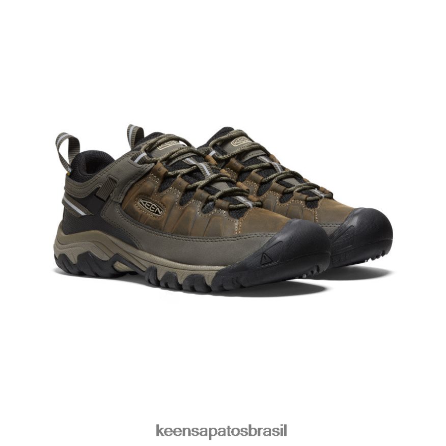 KEEN calçados J8VDXX148 corda elástica/preta targhee iii à prova d'água homens