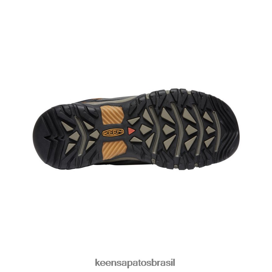 KEEN calçados J8VDXX149 azeitona preta/castanho dourado targhee iii à prova d'água homens