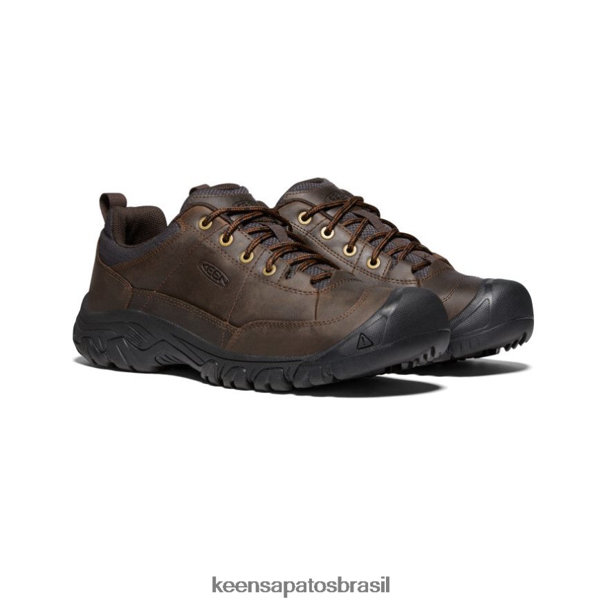 KEEN calçados J8VDXX203 terra escura/cobertura morta sapato oxford targhee iii homens