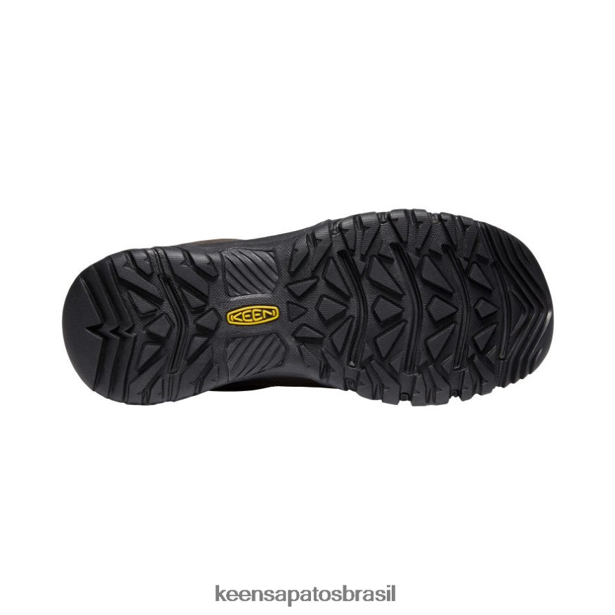 KEEN calçados J8VDXX252 terra escura/cobertura morta sapato oxford largo targhee iii homens