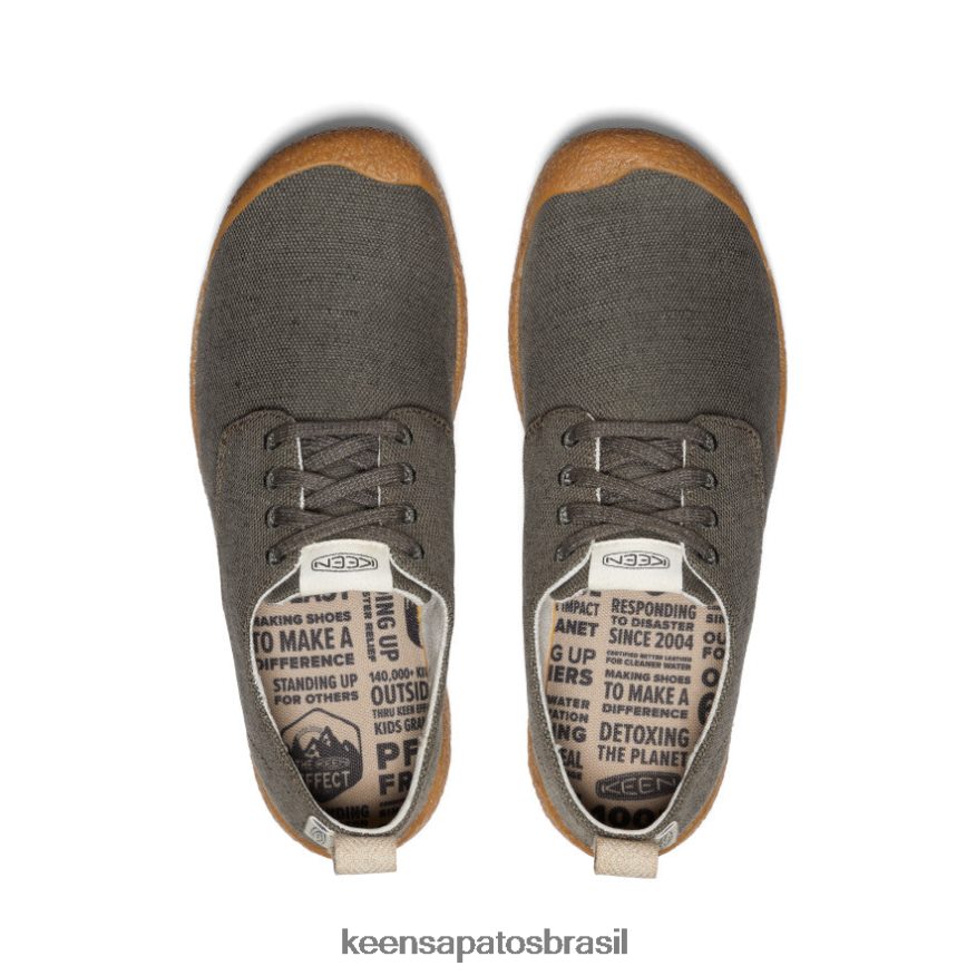 KEEN calçados J8VDXX28 azeitona preta derby de lona mosey homens