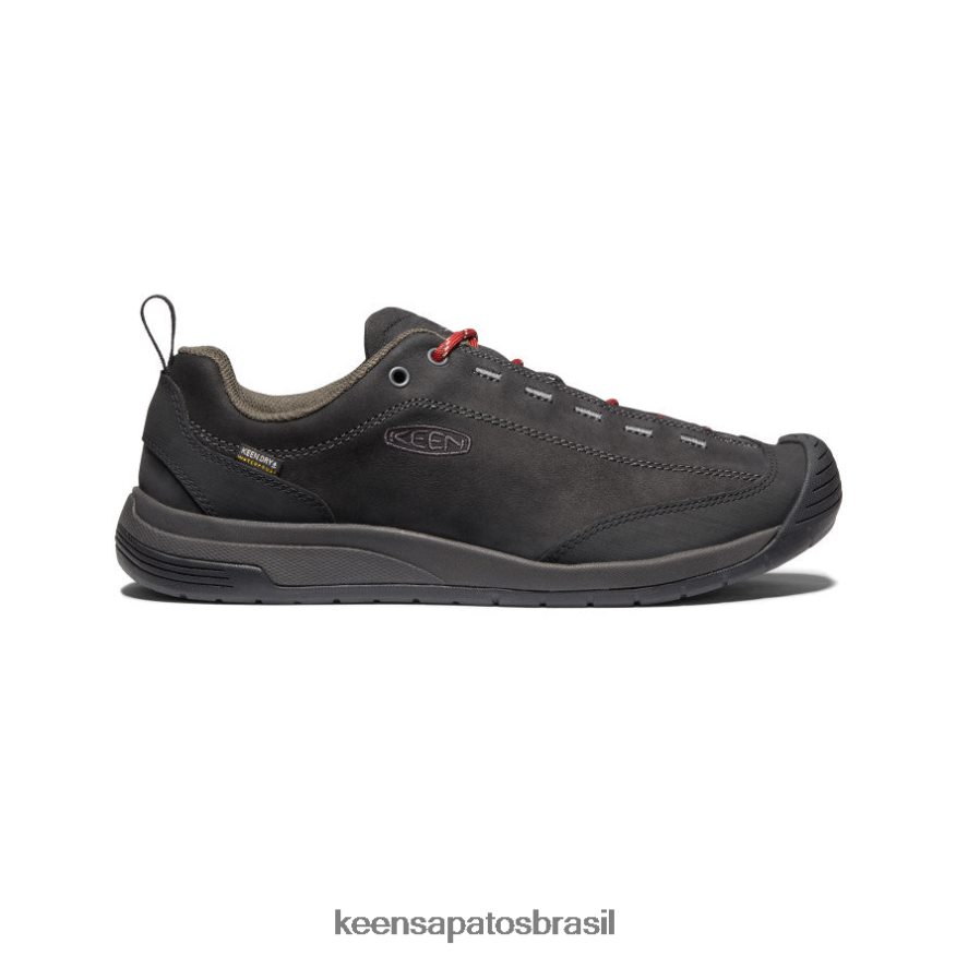 KEEN calçados J8VDXX347 Corvo Preto sapato impermeável jasper ii homens