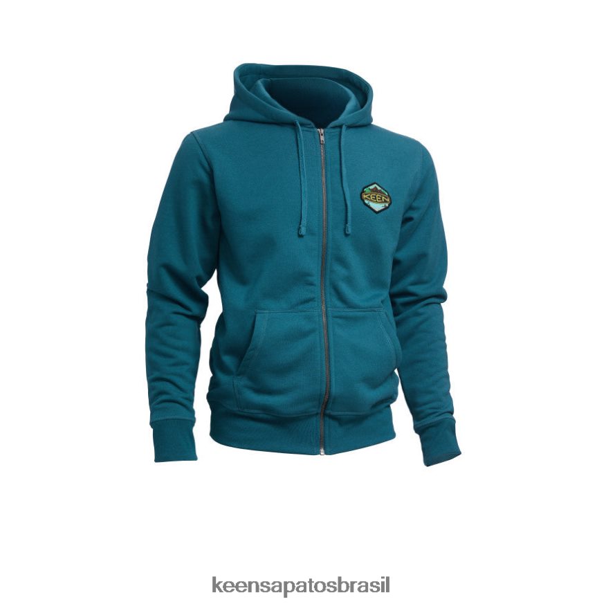 KEEN roupas J8VDXX352 legião azul moletom com crachá homens