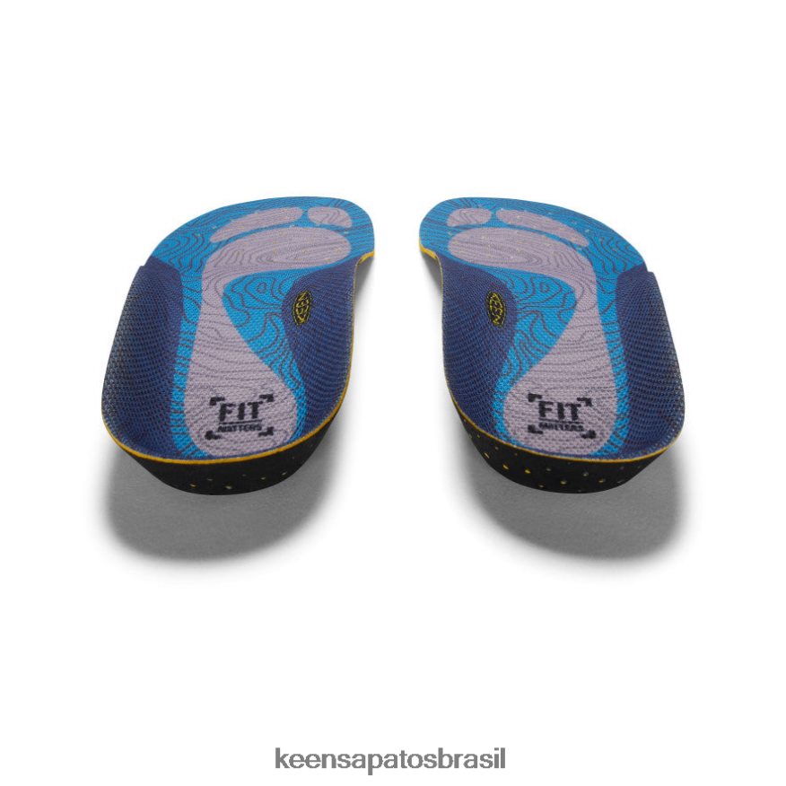 KEEN acessórios J8VDXX652 oceano azul palmilha de reposição k-10 externa mulheres