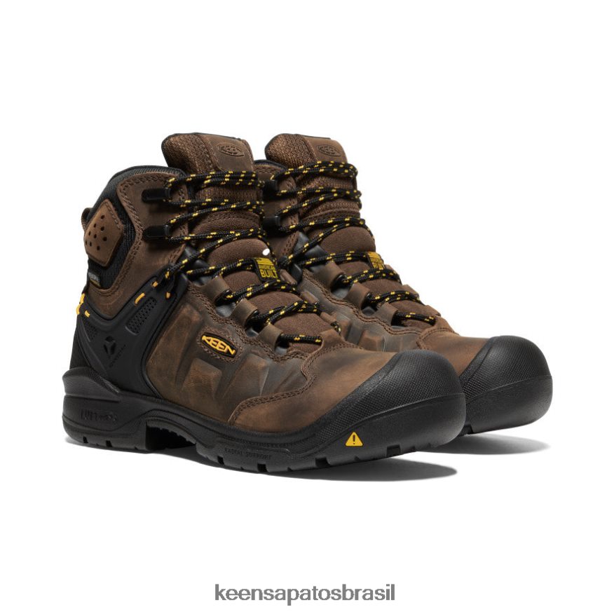 KEEN calçados J8VDXX617 terra escura/preta dover 6