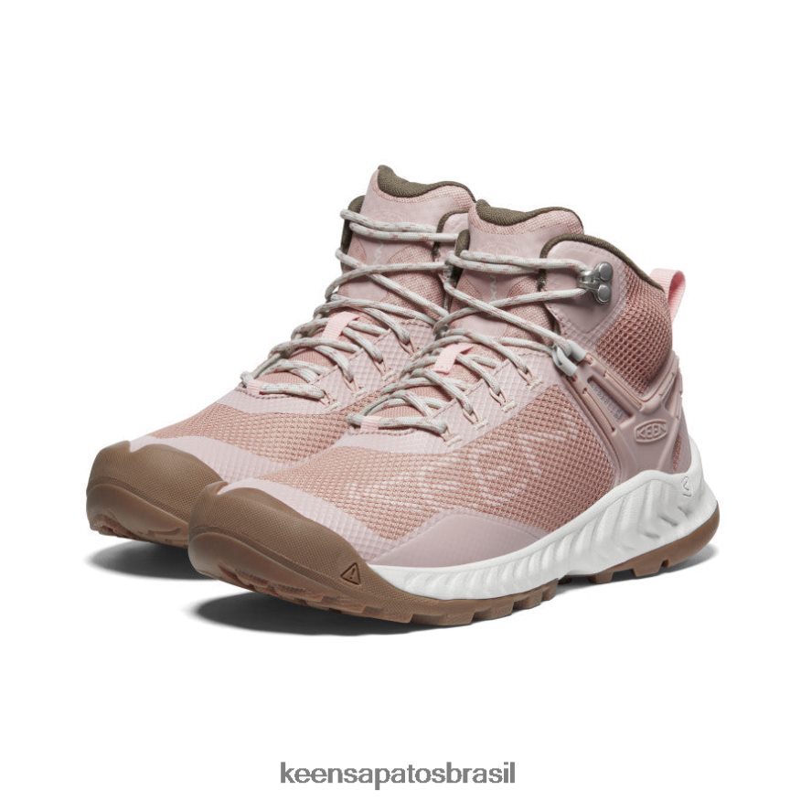 KEEN calçados J8VDXX471 chicote fulvo/pêssego bota impermeável nxis evo mulheres