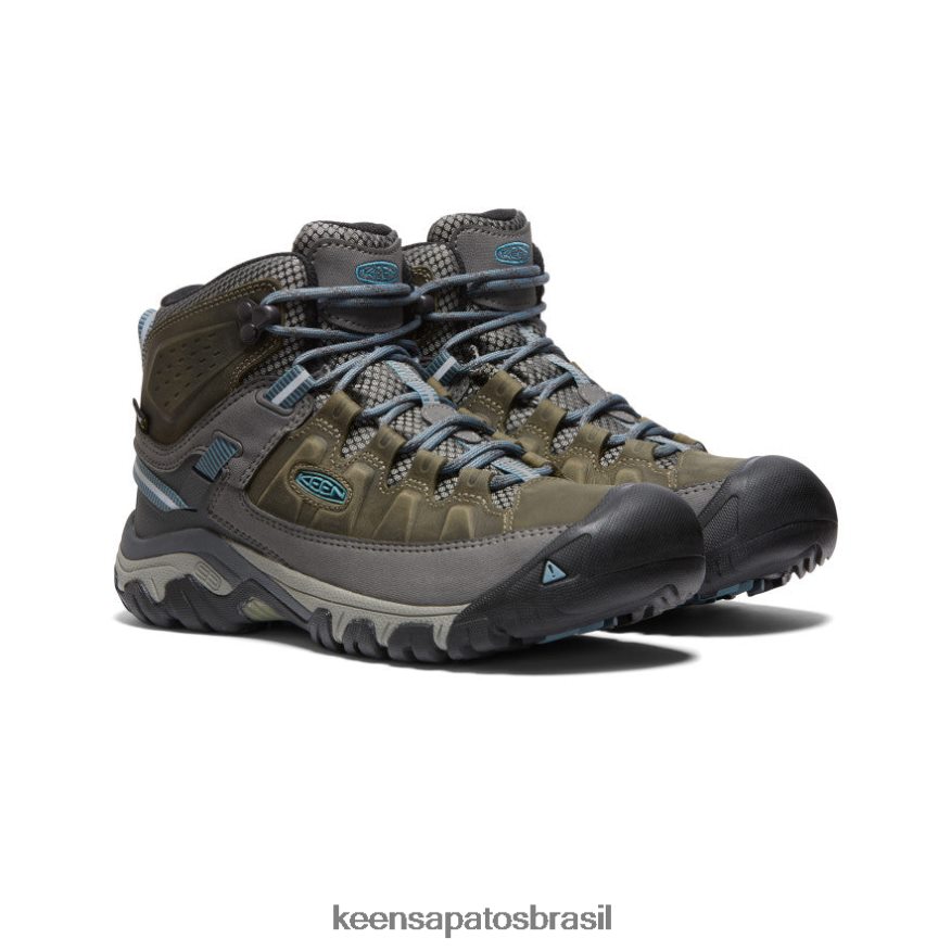 KEEN calçados J8VDXX570 ímã/azul atlântico targhee iii impermeável médio mulheres