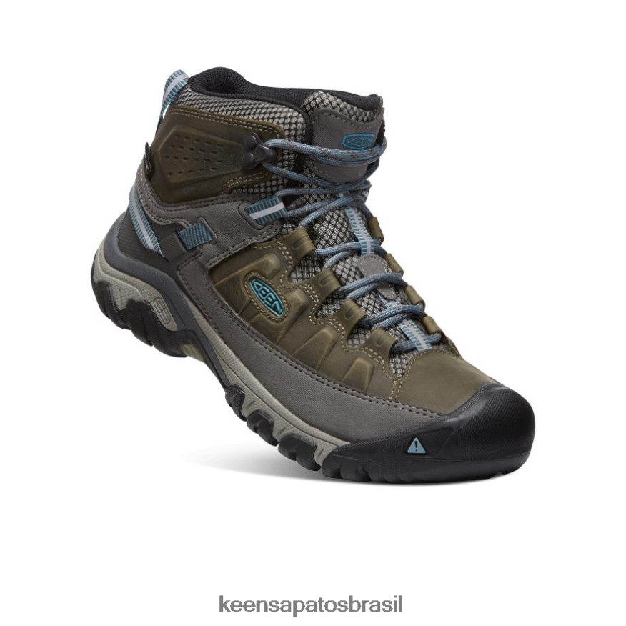 KEEN calçados J8VDXX570 ímã/azul atlântico targhee iii impermeável médio mulheres