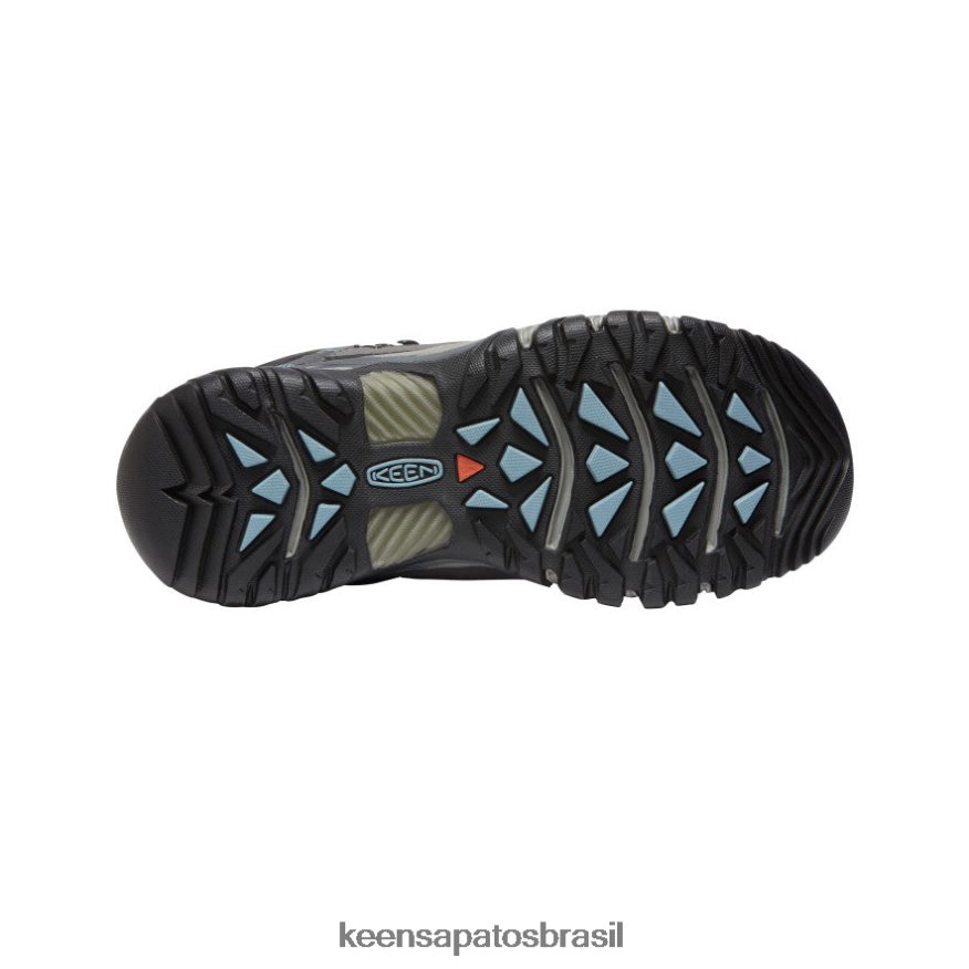 KEEN calçados J8VDXX570 ímã/azul atlântico targhee iii impermeável médio mulheres