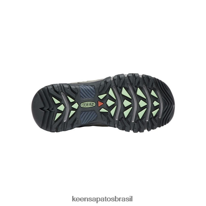 KEEN calçados J8VDXX586 fumo/verde silencioso ventilação targhee no meio mulheres