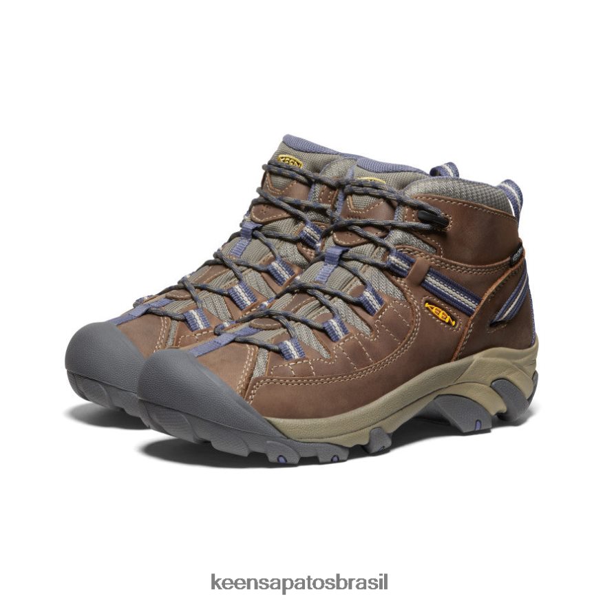 KEEN calçados J8VDXX619 cabra/coroa azul targhee ii impermeável médio mulheres