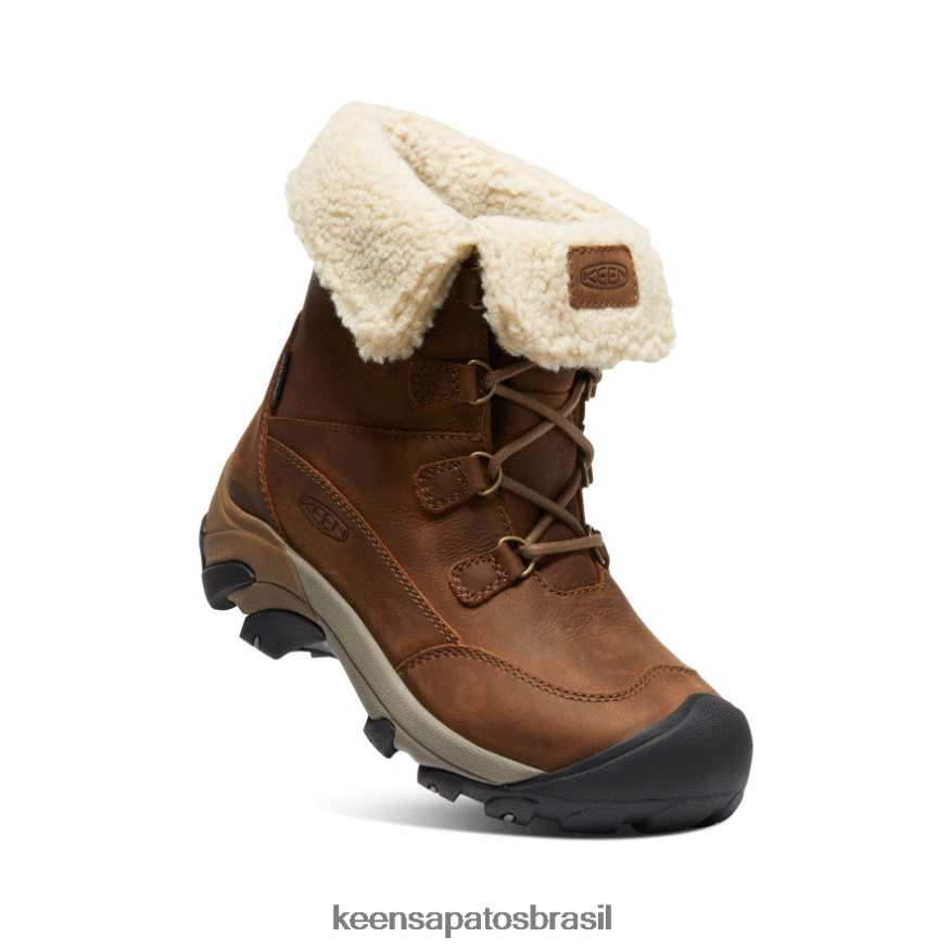 KEEN calçados J8VDXX679 marrom/shitake bota curta impermeável betty mulheres
