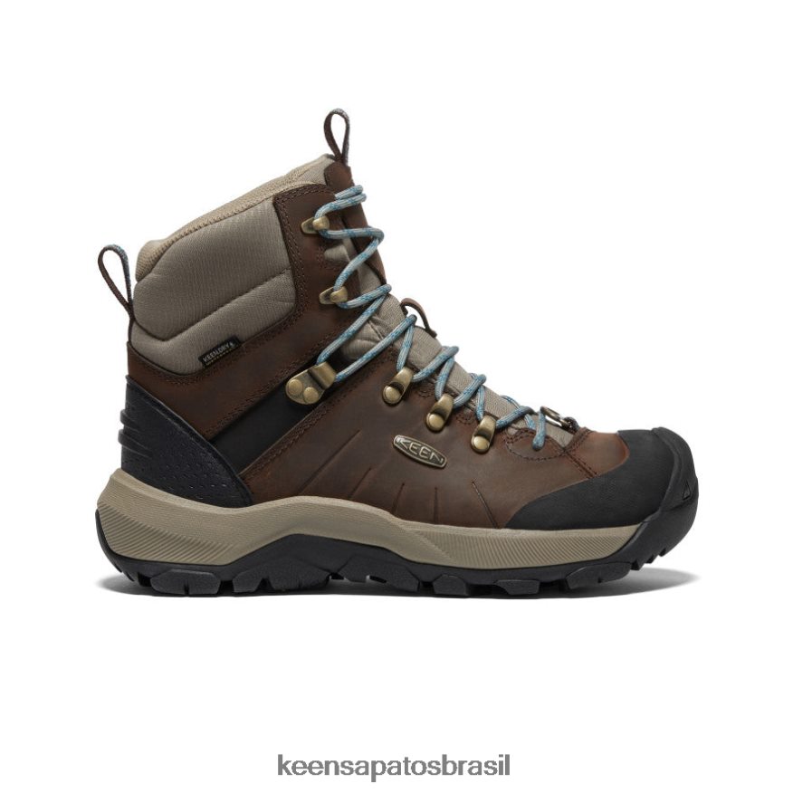 KEEN calçados J8VDXX685 grão de café/bálsamo bota polar revel iv mulheres
