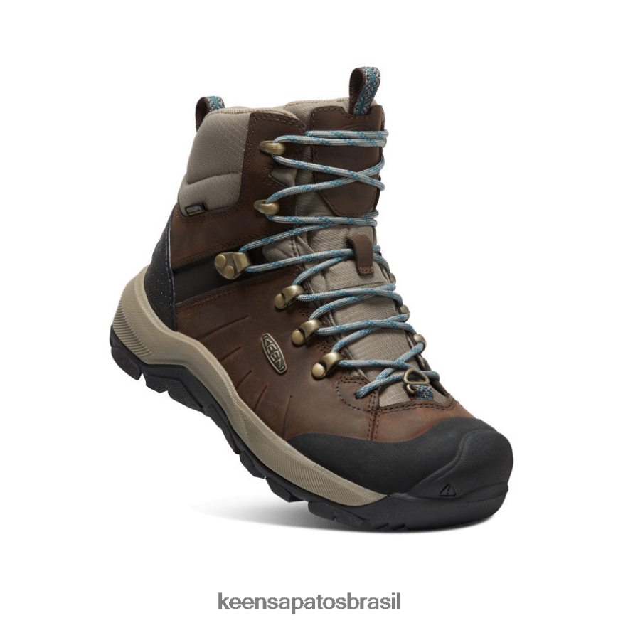 KEEN calçados J8VDXX685 grão de café/bálsamo bota polar revel iv mulheres