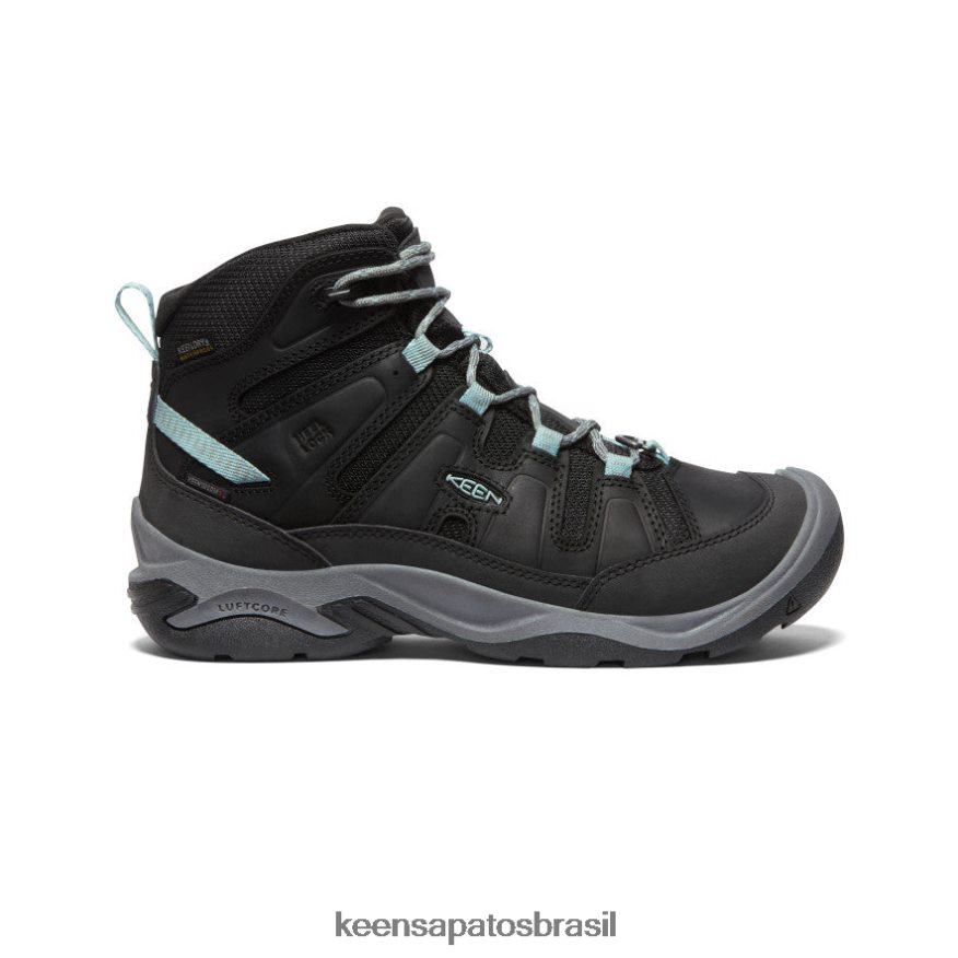 KEEN calçados J8VDXX693 preto/nuvem azul bota polar circadia mulheres