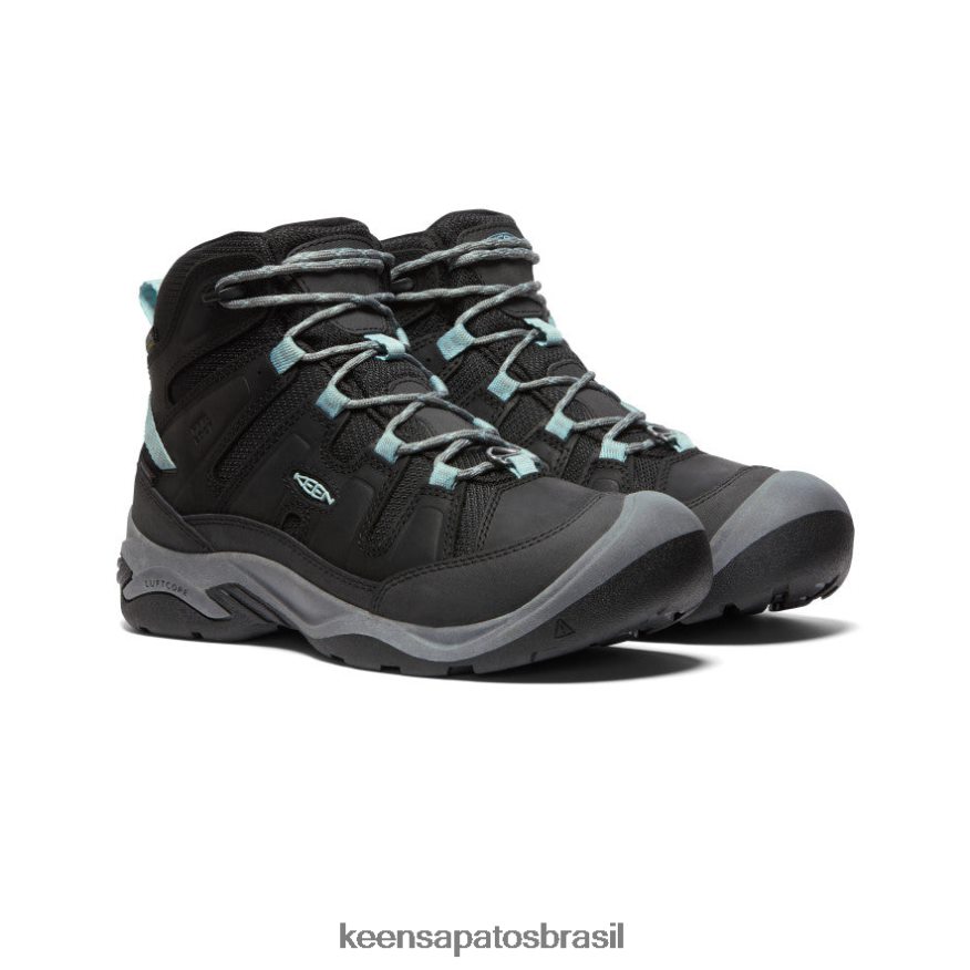 KEEN calçados J8VDXX693 preto/nuvem azul bota polar circadia mulheres