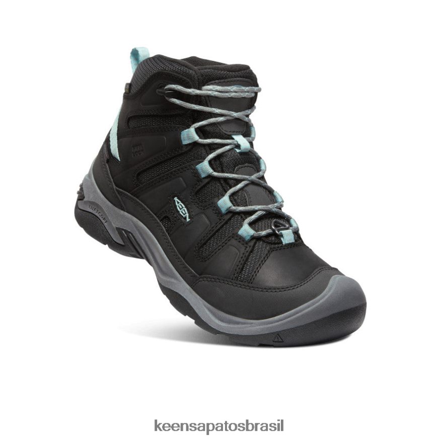 KEEN calçados J8VDXX693 preto/nuvem azul bota polar circadia mulheres