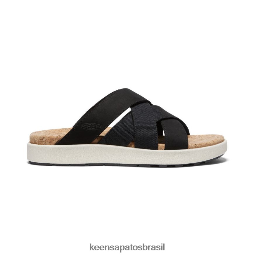 KEEN calçados J8VDXX430 preto/bétula elle slide misto mulheres