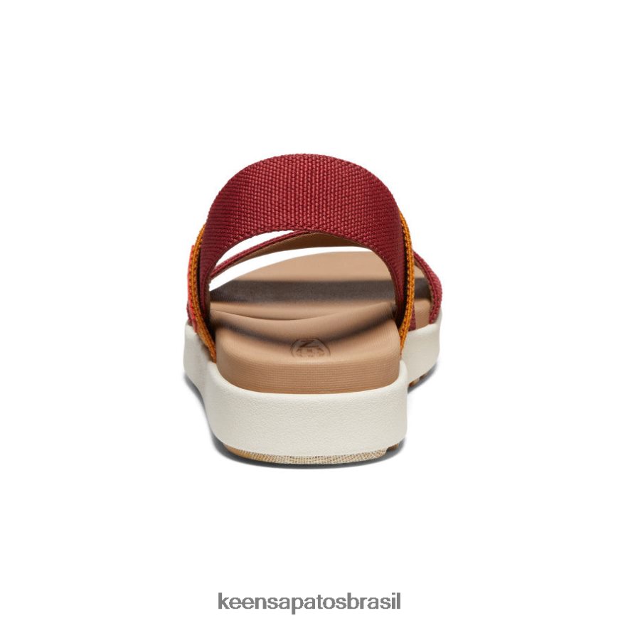 KEEN calçados J8VDXX416 merlot/bétula sandália elle tiracolo mulheres