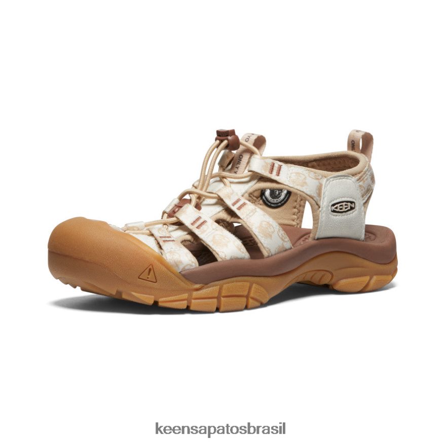 KEEN calçados J8VDXX498 urso esfumaçado/smores newport retro x urso esfumaçado mulheres