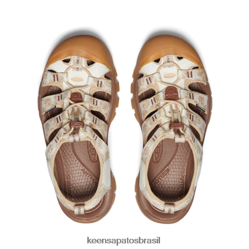 KEEN calçados J8VDXX498 urso esfumaçado/smores newport retro x urso esfumaçado mulheres