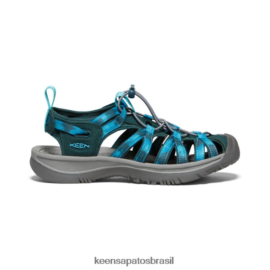 KEEN calçados J8VDXX528 musgo marinho/tie dye sussurrar mulheres
