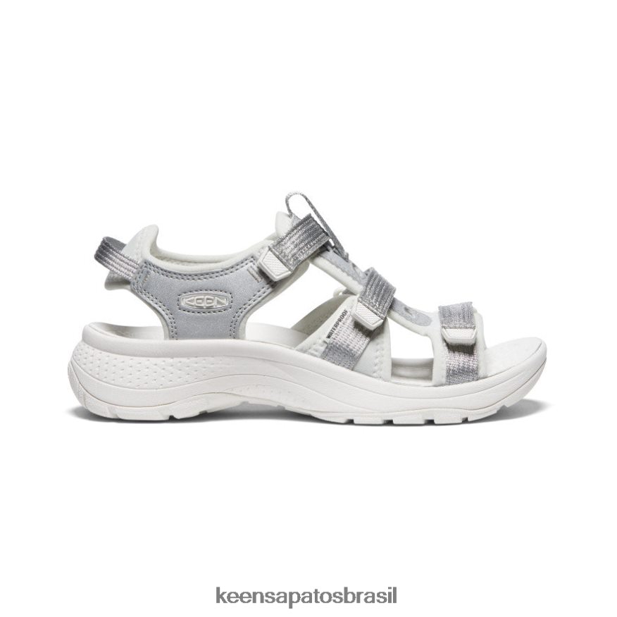 KEEN calçados J8VDXX536 prata/estrela branco astoria west com bico aberto mulheres