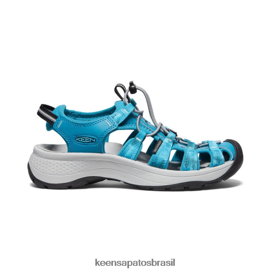 KEEN calçados J8VDXX553 musgo marinho/tie dye sandália astoria west mulheres