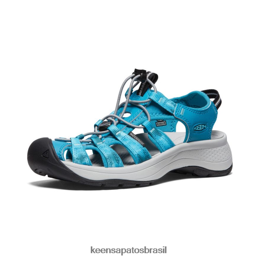 KEEN calçados J8VDXX553 musgo marinho/tie dye sandália astoria west mulheres