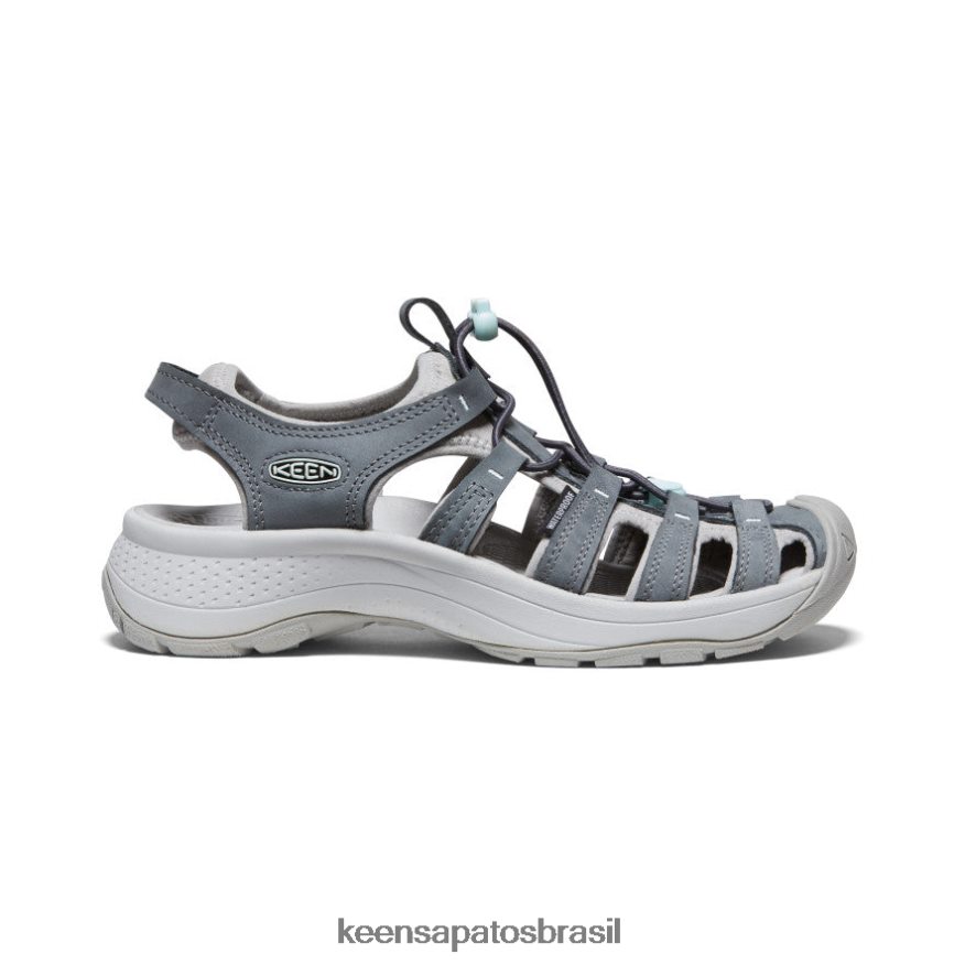 KEEN calçados J8VDXX615 ímã/vapor sandália de couro astoria west mulheres