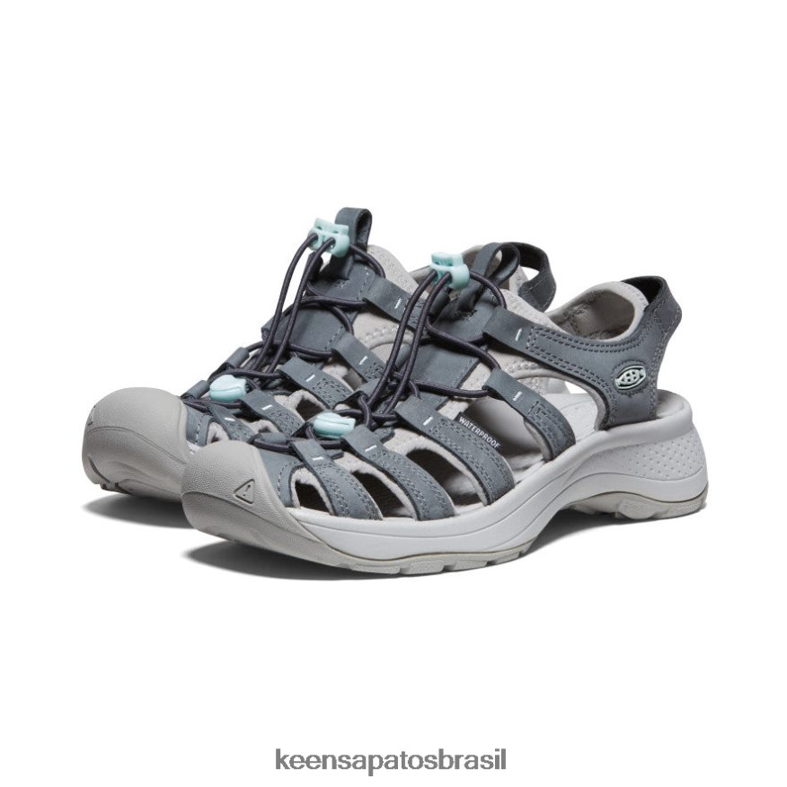 KEEN calçados J8VDXX615 ímã/vapor sandália de couro astoria west mulheres